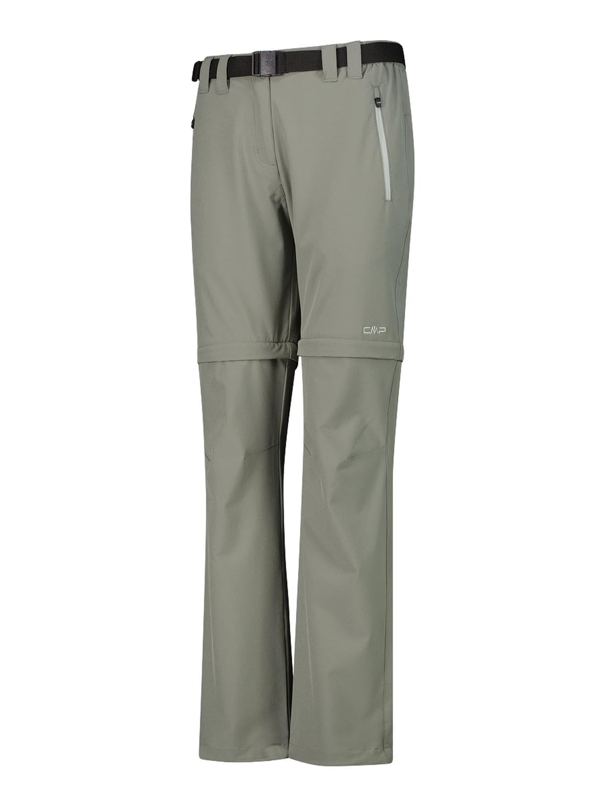 CMP Pantaloni da trekking da donna con zip off con funzione Dry Function