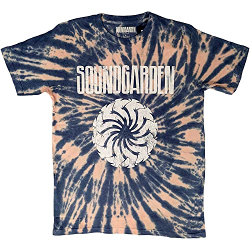 T-shirt Soundgarden Logo Swirl XL vêtement de musique grunge pour homme noir