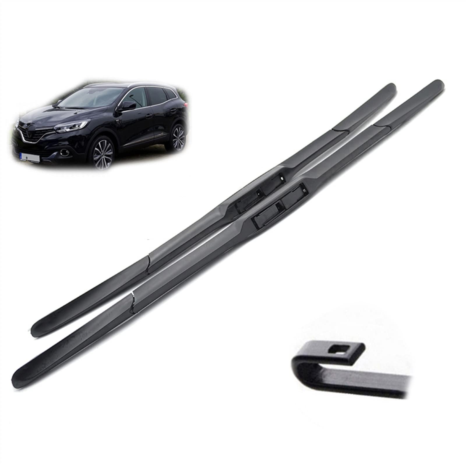 26 "+ 17" LHD Spazzole Tergicristallo Anteriore Parabrezza Auto Parabrezza Finestra Spazzole Pioggia Per R&enault Per Kadjar 2015-2019 Parabrezza