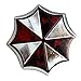 HINSCR Umbrella Corporation Logo Badge Decal 3.35in Dia Decorative Emblem Metal Sticker for Auto Motorcycles(Style D2-3.35in-1 pcs)