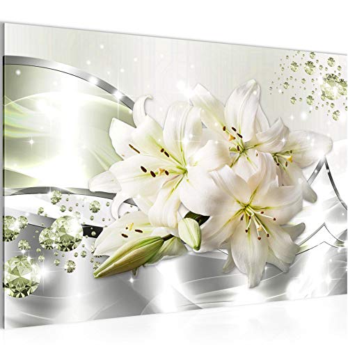 Runa Art Quadro Fiori Gigli Moderni Murale - Made