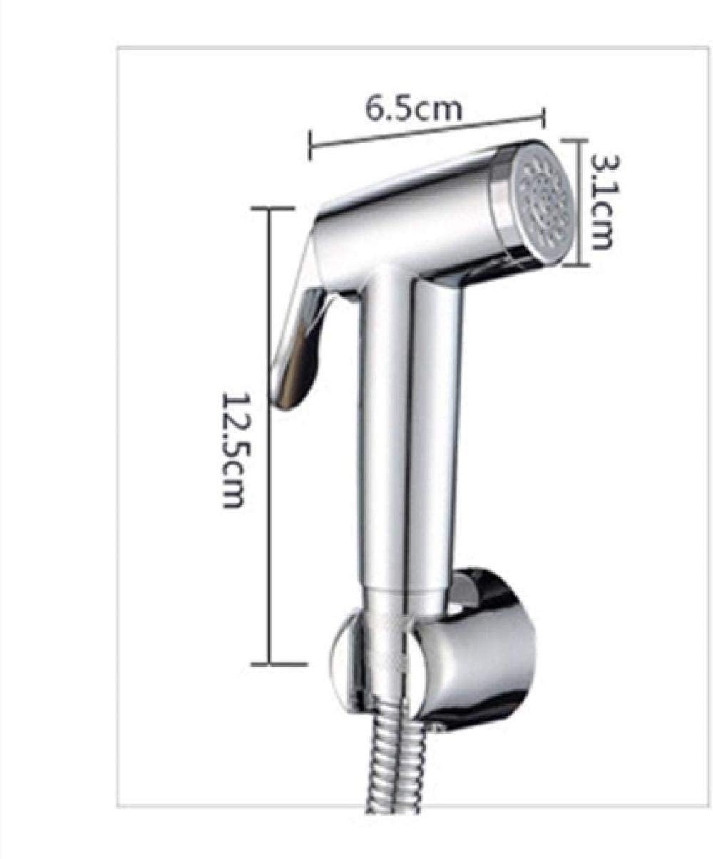 Pulverizador de bidé de mano, grifo de bidé de mano, bidé de higiene personal – Conjunto de bidé de mano – Conjunto de bidé electroplated Pressurized Toilet Companion Spray Gun S