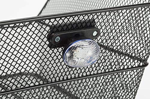 Boninbike - Jy-235W - Faro Jy delantero con fijación a la cesta, 1 LED con 2 funciones