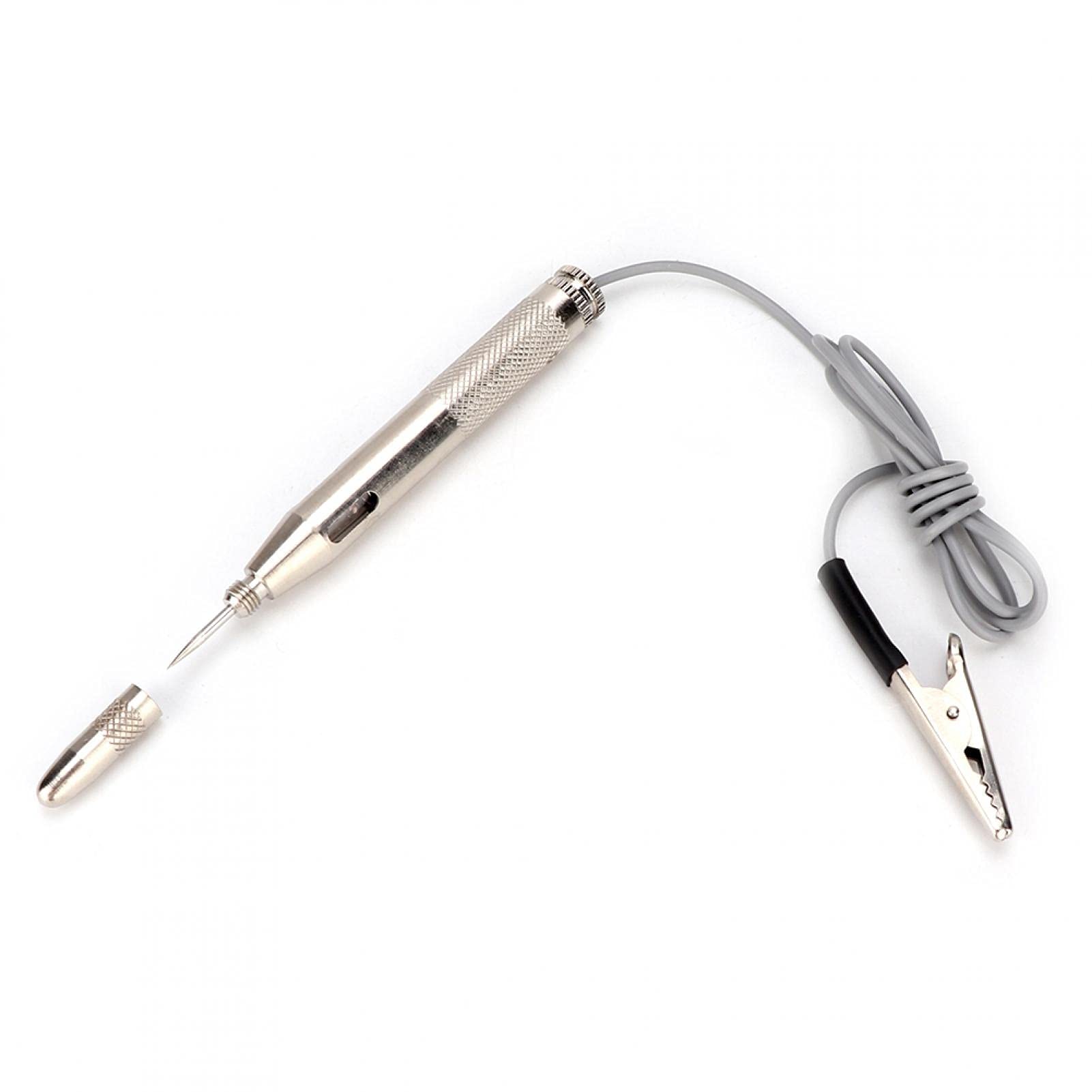 Car Electric Tester 6-24V Test Light with Hard Steel Probe, Automotive Circuit Tester for dc and ac Voltage Light