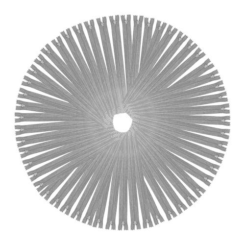 Image of Mandala Crafts 85 PCs Gray Assorted Lengths Nylon Zippers for Sewing