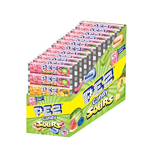 PEZ Candy PEZ Refills, 6- Packages, (Pack of 12) Sourz Candy 72 Count - image 1