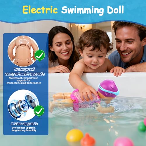 Muñeca Eléctrica Acuática para Niños Pequeños miniatura 2