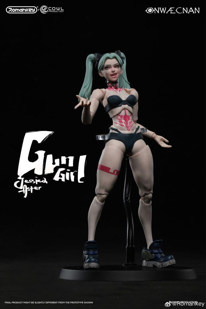 ROMANKEY Gun Girl Jessica 1/12 DX版 Amazon | Romankey X COWL 1/12 Gun Girl Jessica ガン ガール