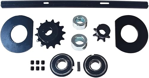 Go Kart Kit de eje de 58 x 12 pulgadas, compatible con mini bicicleta de cadena #35 4041420