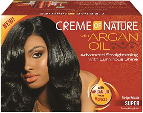 Creme Of Nature With Argan Oil No Lye Relaxer [Super] (Pack of 4)