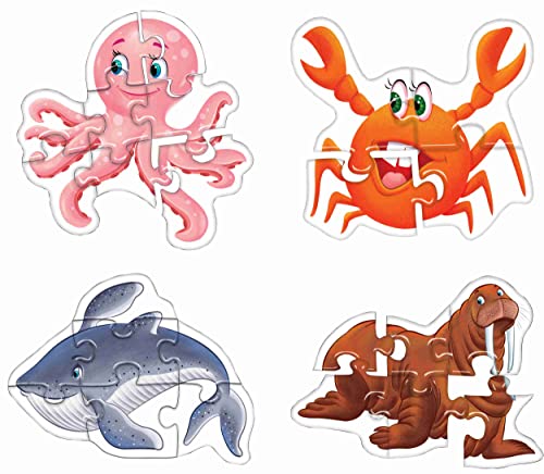 Image of Creative Educational Aids P. Kids - Early Puzzles Step 2 Water Animals