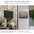 SunPatio Outdoor TV Cover, Waterproof & Weatherproof Screen Cover, Fits 48-50 inch Most TV Mounts and Stands, with Built-in Remote Pocket for Outside LED LCD Flat Screen, Black