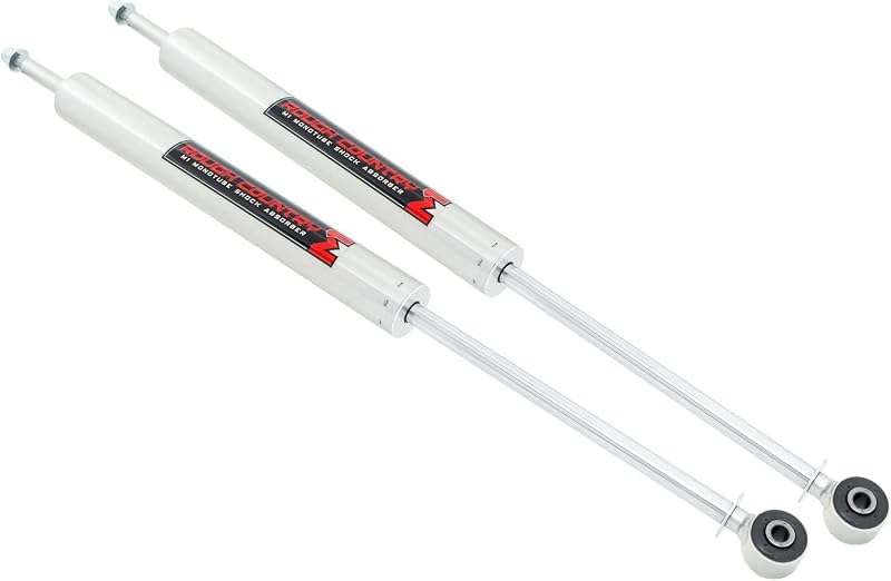 Amortecedores dianteiros monotubo M1 Rough Country para Jeep Wrangler JK 2007–2018, elevação de 0,5–2,5" – Par