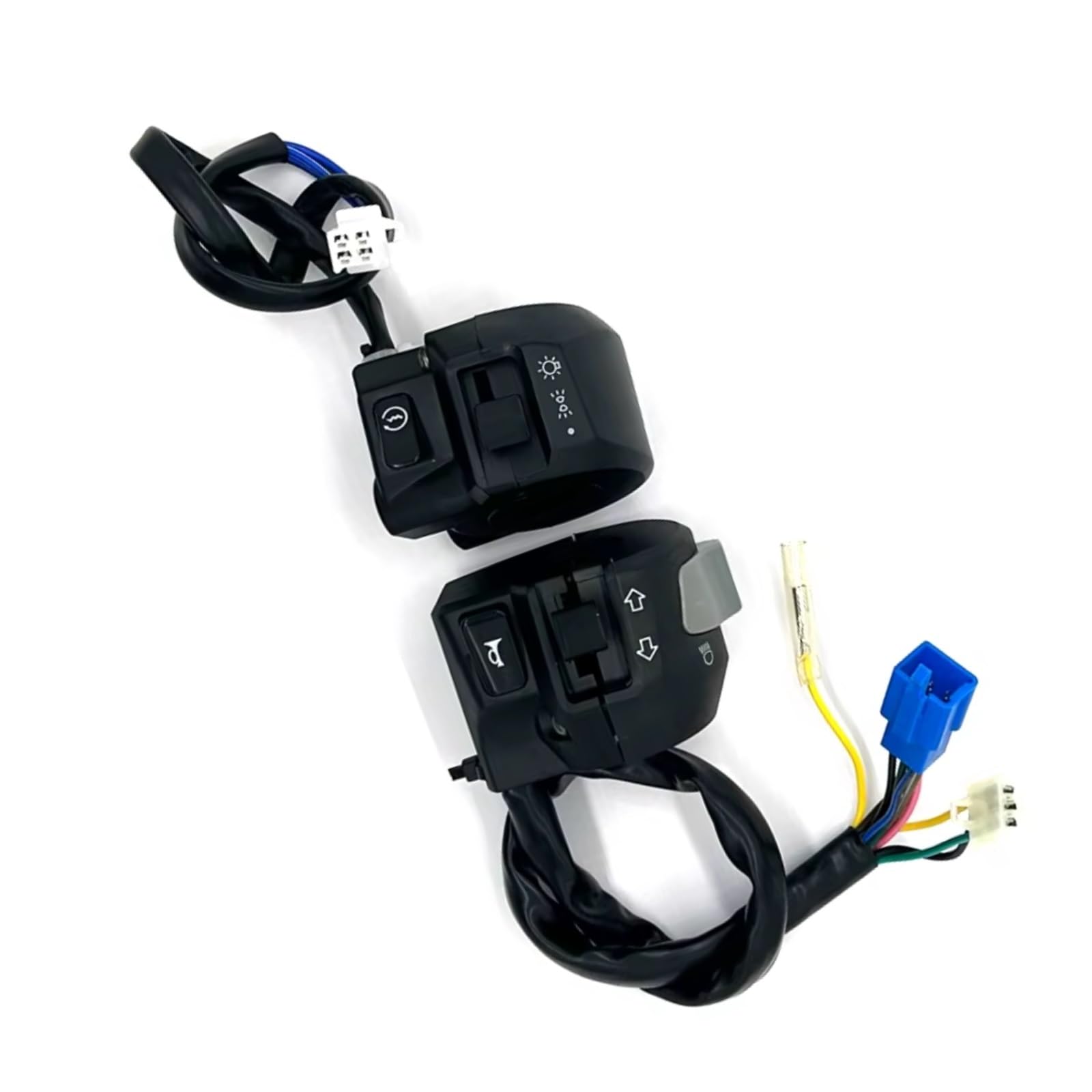 Interrupteur de Commande de Guidon de Moto Robuste Haute Précision pour YBR 125 - 8