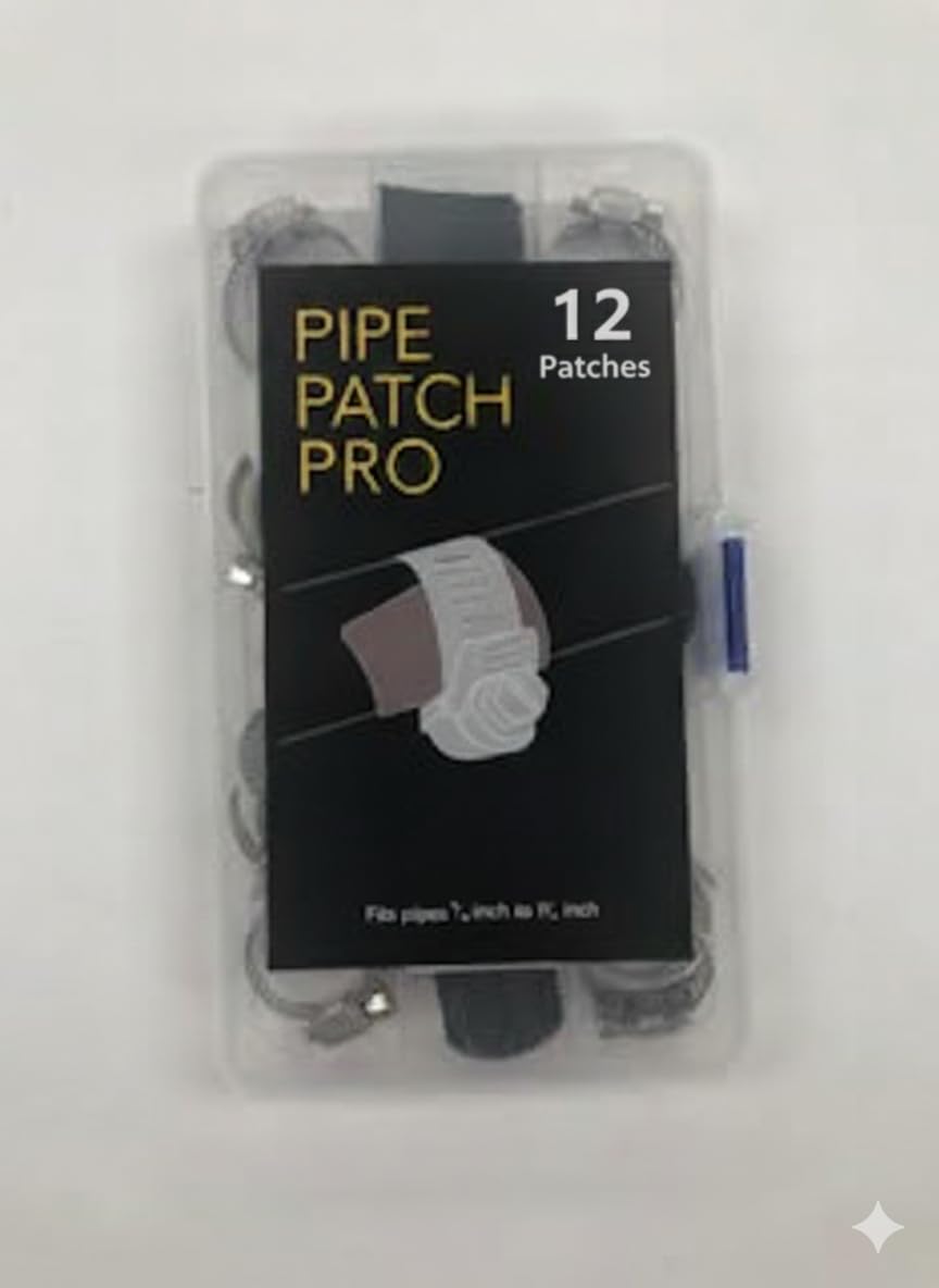 Kit de reparación de tuberías de emergencia (no necesita cierre de agua), paquete de 12 | FMP 888 Kit de reparación de tuberías para tuberías de 0.25 a 1-0.25 pulgadas (sin cierre de agua) - Paquete de 12