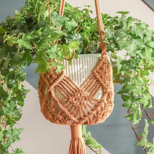 Hanging Planter with Patterns,2Packs Macrame Plant Hangers Indoor...