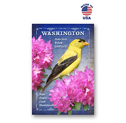 US STATE BIRDS AND FLOWERS Set of 50 postcards. United States bird and flower symbols post cards variety pack. Made in USA.