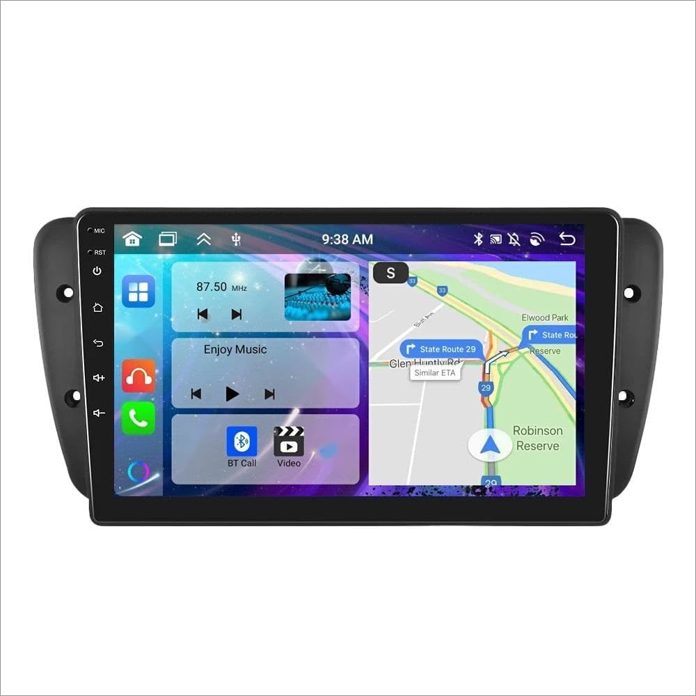 Car Navigation 9" Car Radio Android For SEAT For IBIZA 6j 2009-2013 Multimedia GPS FM(4G+64G 4G)