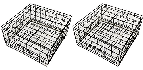 2-Pack of KUFA Vinyl Coated Crab Trap with 4 Single Way Entrance