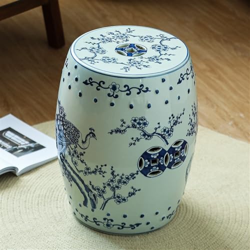Tabourets en porcelaine brodée parfaits pour optimiser les petits espaces - 6