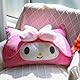 AMZROMI Kawaii Kissenbezug, Baumwolle, niedlicher Plüsch-Kissenbezug, Anime-Kissenbezug, dekorativ für Schlafsaal, 6242 cm (Rosa)