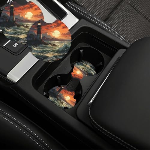 Portavasos de Auto 2 Piezas Antideslizante Impermeable miniatura 1