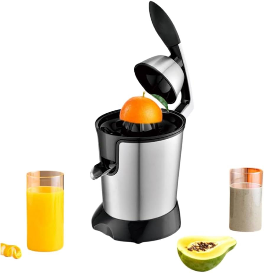 Amazon | レモン絞り器電動シトラスジューサー、手動ハンドル