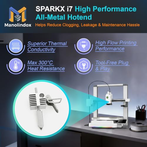 0.2+0.4+0.6MM SPARKX i7 Hotend Hardenend Steel Nozzle for Creality i7 - Image 3