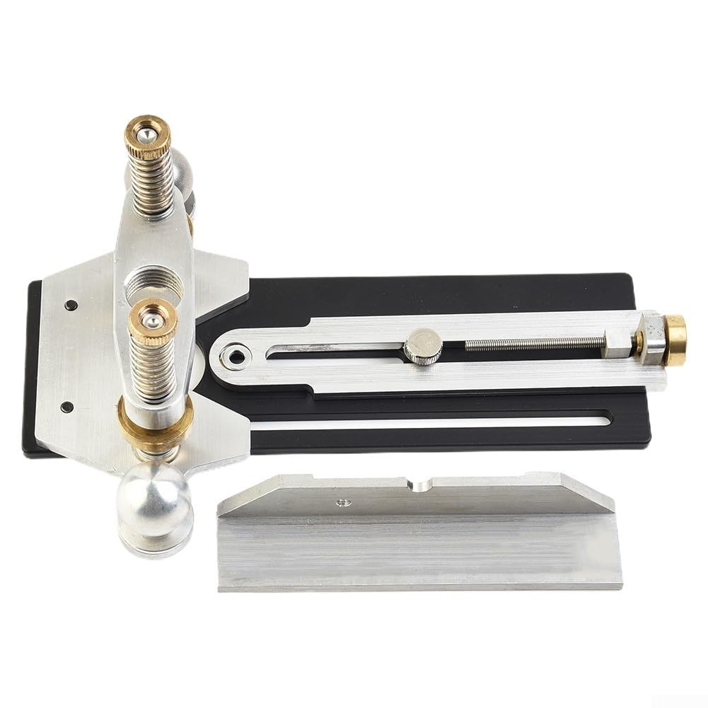 Heavy Duty Guitar Sound Hole Router Jig per lavori di precisione, strumento di taglio circolare per costruzione di chitarra acustica, dispositivo di instradamento in metallo per negozi di liutai