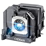 COOBAN ELPLP91 /V13H010L91 Replacement Projector Lamp Bulb with Housing for Epson BrightLink 695Wi /BrightLink 685Wi /PowerLite 680 685W 685Wi, EB-695Wi EB-685W EB-685Wi EB-685WS EB-680Wi EB-680