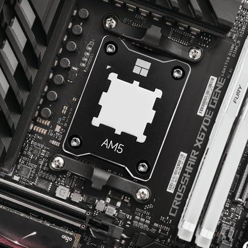 Image of AM5 Secure Frame Black, Anti-Bending CPU Contact Frame for AMD Socket