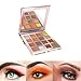 Produktbild ONLYOILY 16 Farben Lidschatten Palette Matt Schimmer Glitzer Lidschatten hochpigmentierte Augenschatten Makeup Kosmetische + Drei Make-up Lidschatten Pinsel (02)