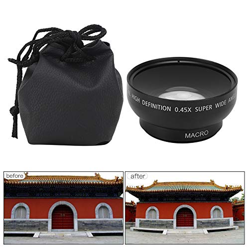 Simlug Korte groothoek macro lens, 46 mm groothoeklens, voor outdoor camera camera lens landschap fotografie - Afbeelding 8