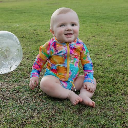 Image of SwimZip UPF 50+ Long Sleeve Rash Guard for Boys' and Girls' - Baby, Toddler, Kids