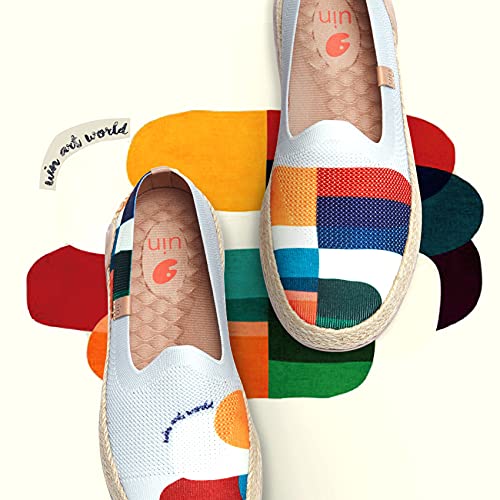 Image of UIN Shoes for Women Slip On Sneakers Comfortable Lightweight Barefoot Travel Art Painted Casual Loafers