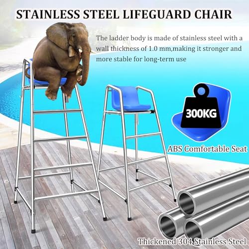Silla para Salvavidas de Acero Inoxidable 120 cm miniatura 4