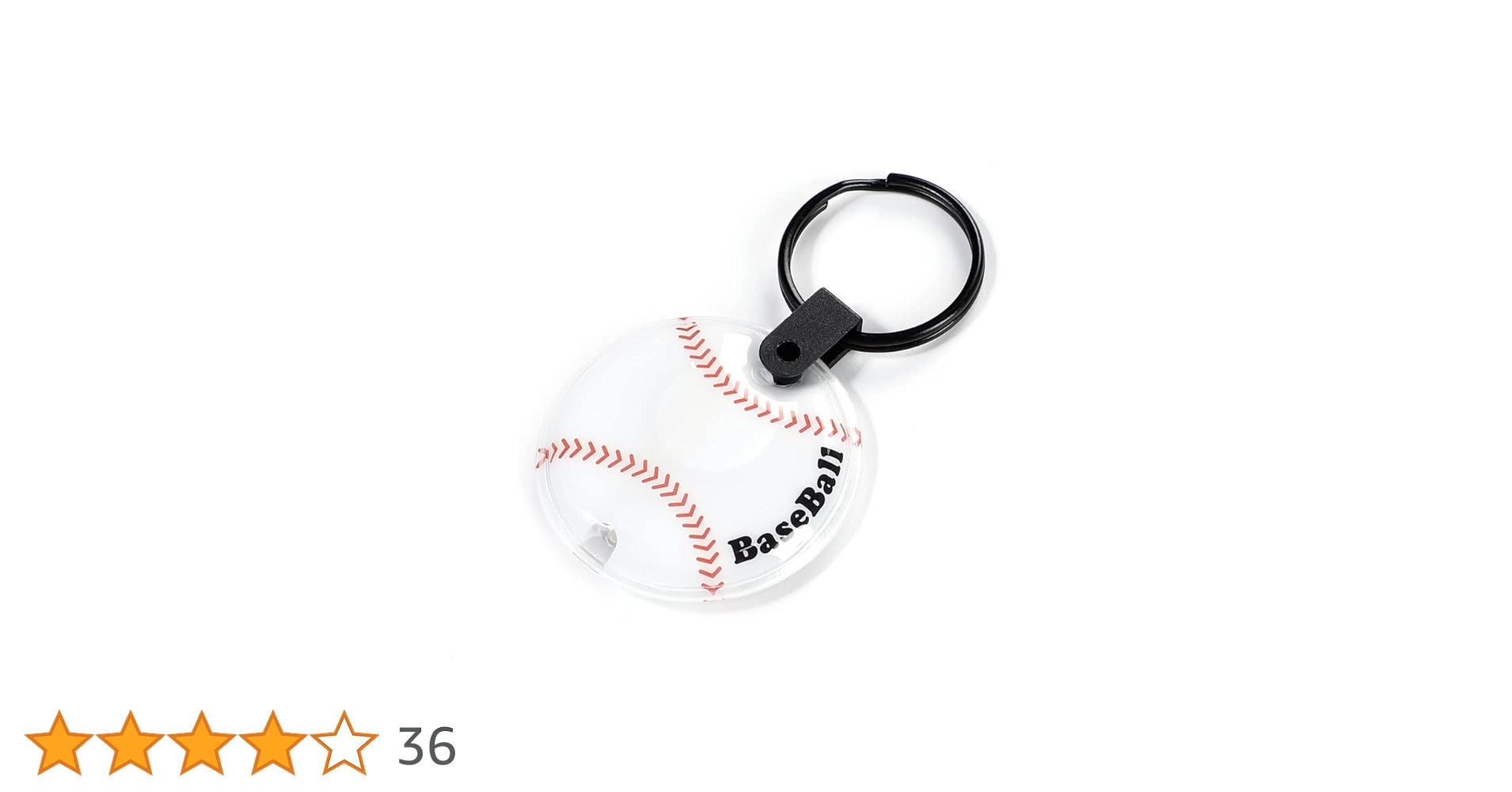 野球　キーホルダー 　24個セット 野球ボールのアクリルキーホルダー キーホルダー tanakazougeten