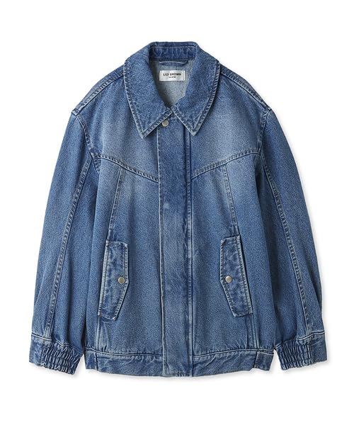 リリーブラウン] バリエオーバーフィットパフブルゾン