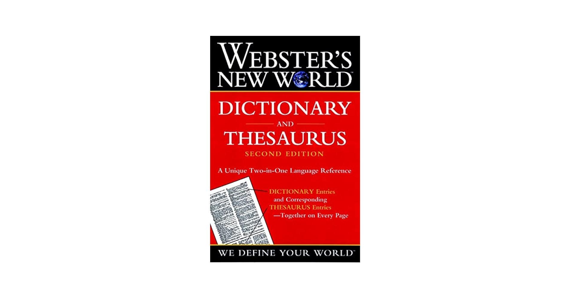 Webster's New World Dictionary And Thesaurus, 2nd Edition