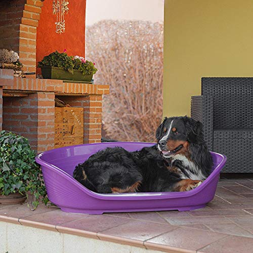 Cama Ferplast Siesta Deluxe Para Cães Preto - Tamanho 12