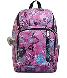 zaino scuola seven trolley in offerta ALTRE CARATTERISTICHE: Zip verticale resinata con logo. Charm a forma di cuore. Tessuto resinato e glitterato resistente all'acqua.