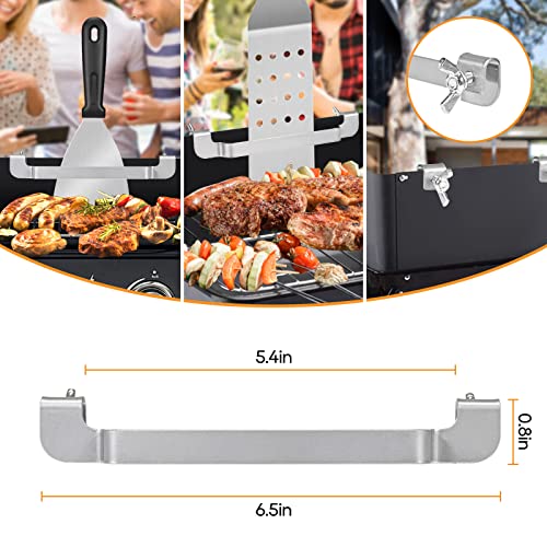 Soporte para espátulas para plancha 2 piezas acero inox miniatura 2