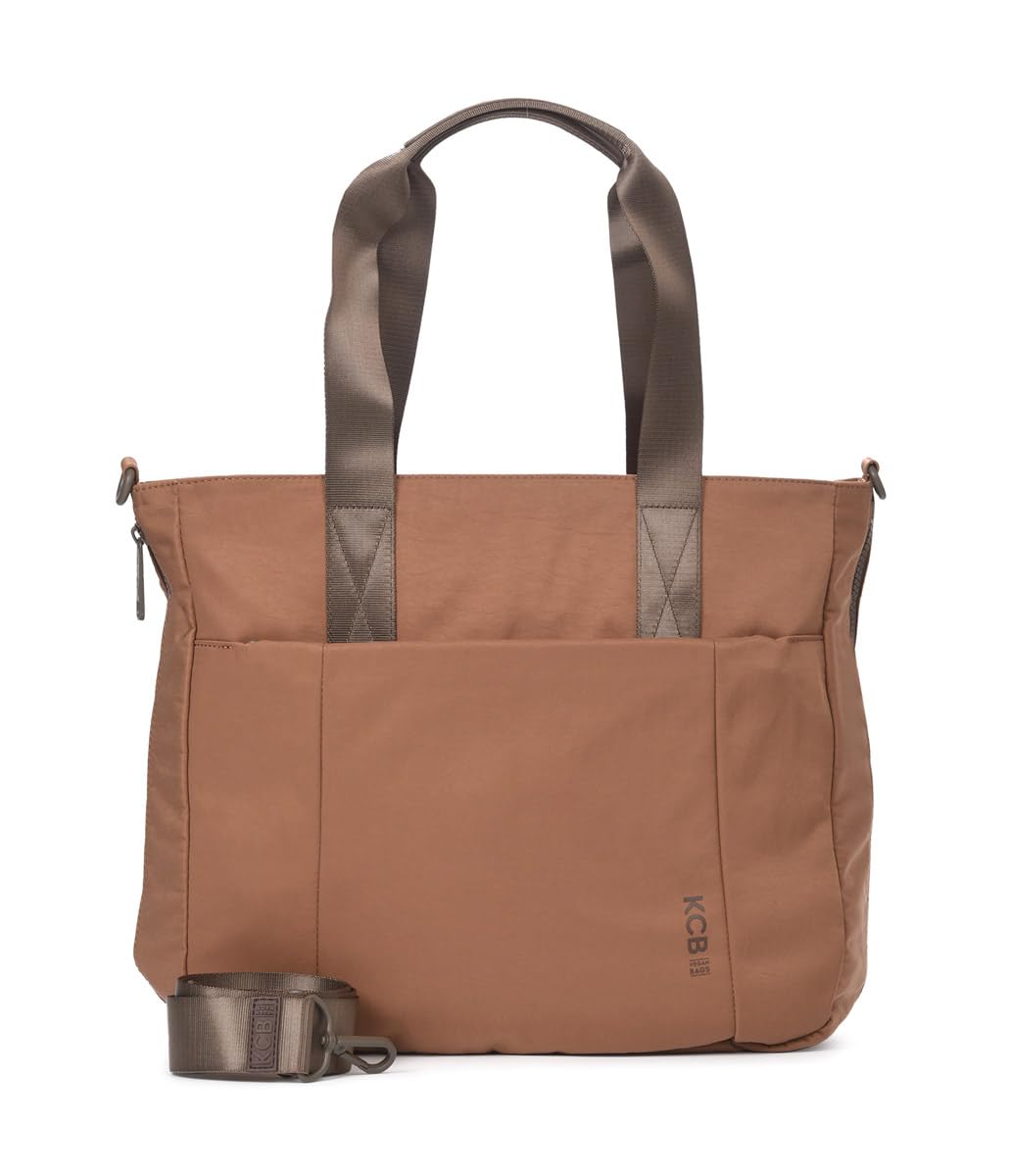 KCB Shopper Balloon | Diseño Funcional y Gran Capacidad | Compartimento Acolchado para Tablet o Portátil | Bolsillos de Acceso Rápido | Asas Ajustables | 100% Vegano