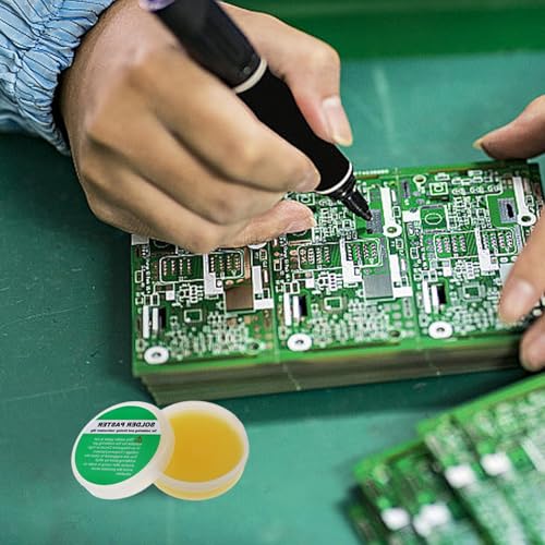 Rosin Solder Flux - Solder Flux Electronics Rosin Paste | Flux For Circuit Boards | Soldering Aid Flux | Circuit Boards And LED Precision Repair Soldering Flux For Computer, Television, Tablets