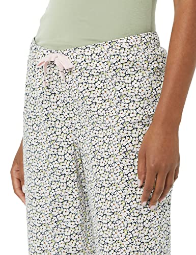 Image of Amazon Essentials Women's Cotton Pajama Pants, Breathable Poplin Sleep Pant with Drawstring Elastic Waist