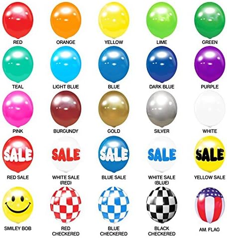 Weatherproof Reusable Seamed Balloon Triple Suction Cup Kit - Helium Free Plastic Outdoor Balloons - Image 4