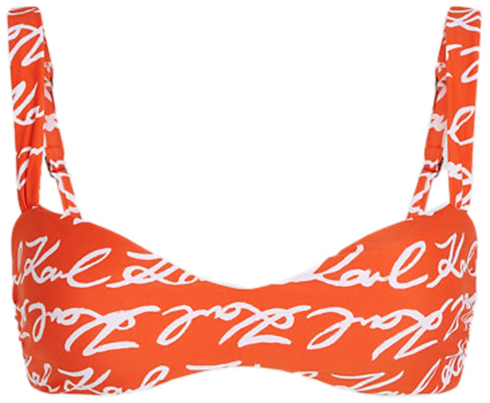 KARL LAGERFELD B.V Damen Karl Lagerfeld, Women's, Karl Signature All-Over Bikini Top Bikini Top
