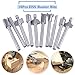 Wolfride 10Pcs HSS Router Bits, Carbide Engraving Bit Set with 1/8
