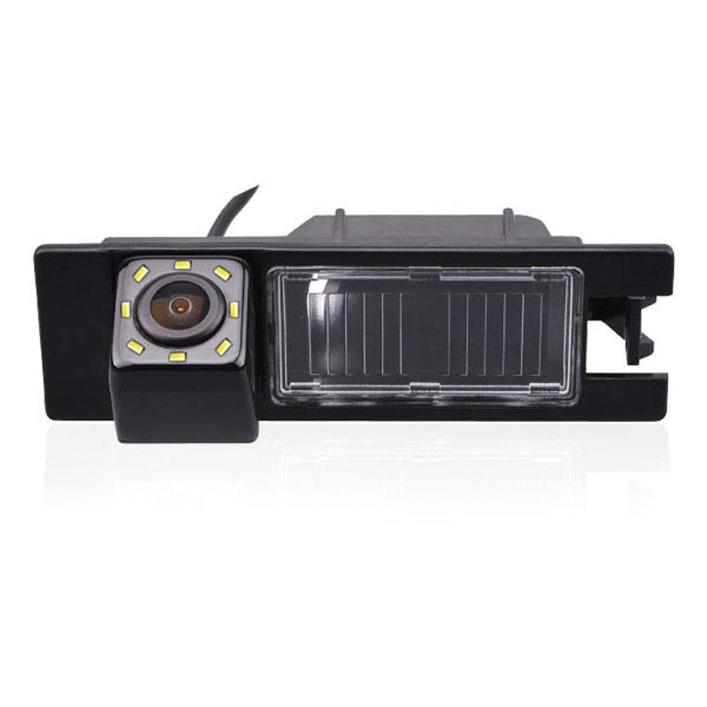Kalakass Car Backup Camera,IP 67 Waterproof LED Night Vision License Plate Reverse Rear View Back Up Car Camera compatible with Astra H Corsa D Meriva A Vectra C Zafira B