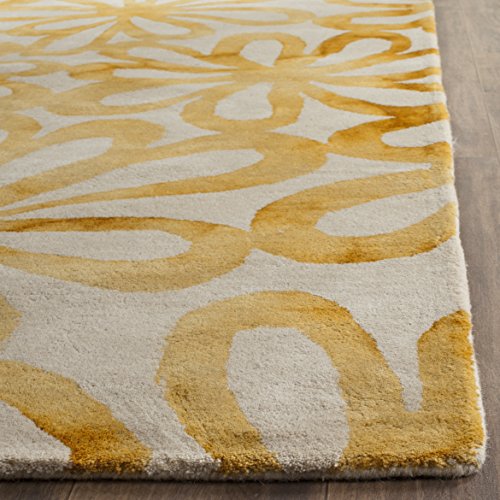 Tapete Beige y Dorado 8x10 ft Safavieh Dip Dye miniatura 6